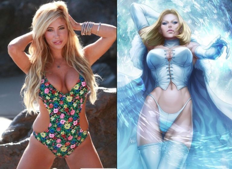 1. Tasha Reign as Emma Frost