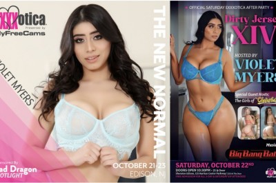 Violet Myers Bringing the Magic to EXXXOTICA NJ with Bad Dragon Booth Signing & Hosting Saturday Night After Party