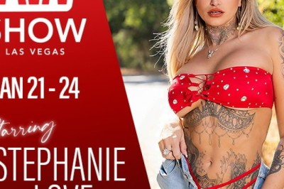 Stephanie Love Rolls Dice in Vegas for Luck at AEE